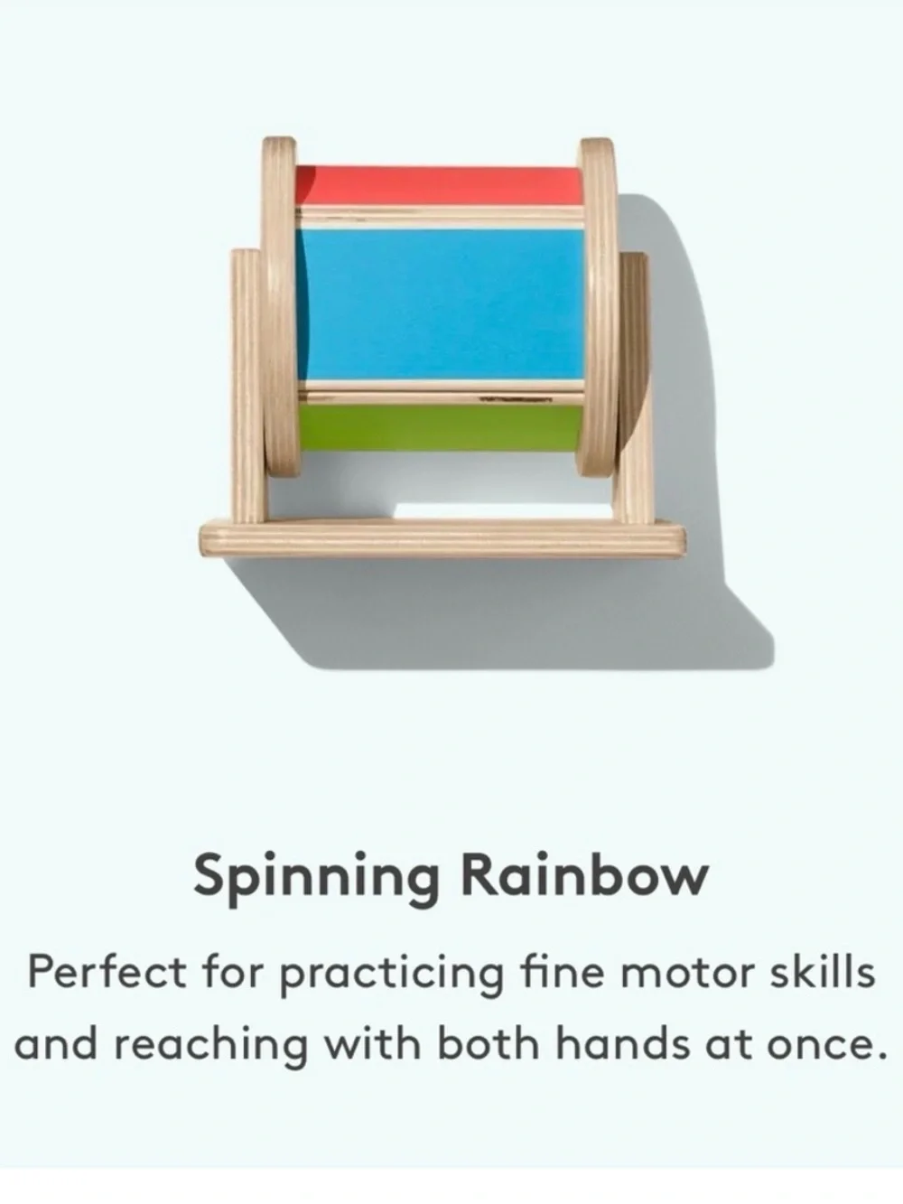 Lovevery The Senser Play Kit 5-6+ Months Spinning Rainbow Baby Toy